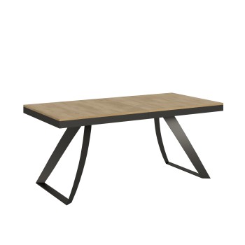 Proy Evolution Anthrazit Tisch - Ausziehbarer Tisch 90x180/284 cm Proxy Evolution Weiße Esche Anthrazit Rahmen