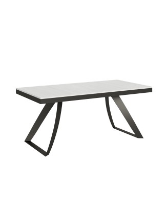 Proy Evolution Anthrazit Tisch - Ausziehbarer Tisch 90x180/284 cm Proxy Evolution Weiße Esche Anthrazit Rahmen