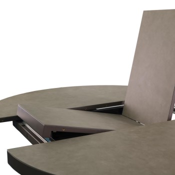 Ausziehbarer runder Tisch Vashti