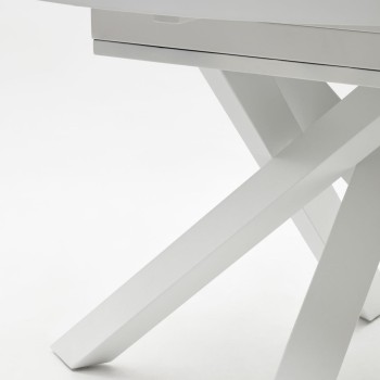 Ausziehbarer runder Tisch Vashti