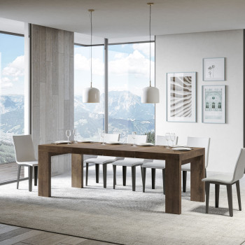 Roxell Premium Tisch D.90 - Ausziehbarer Tisch 130/234x90 cm Roxell Premium Weiße Esche