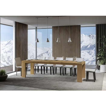 Roxell Premium Tisch D.90 - Ausziehbarer Tisch 180/440x90 cm Roxell Premium Weiße Esche