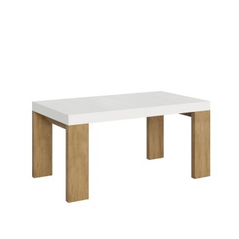 Roxell Tisch - Ausziehbarer Tisch 90x160/420 cm Roxell White Ash