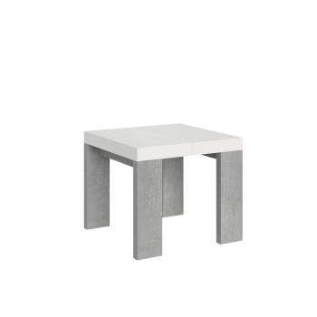 Roxell Tisch - Ausziehbarer Tisch 90x90/246 cm Roxell White Ash