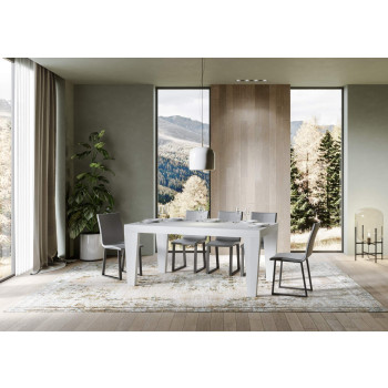 Spimbo Tisch D.90 - Ausziehbarer Tisch 180/284x90 cm Spimbo Weiße Esche