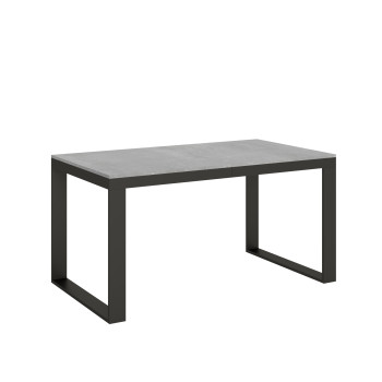 Tecno Evolution Table P.90 - Ausziehbarer Tisch 160/420x90 cm Tecno Evolution Gestell aus weißer Esche und Beine aus anthrazit