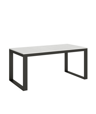 Tecno Evolution Table P.90 - Ausziehbarer Tisch 180/440x90 cm Tecno Evolution Gestell aus weißer Esche und Beine aus anthrazit