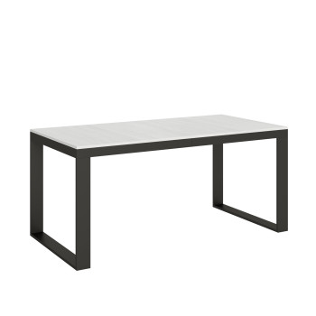 Tecno Evolution Table P.90 - Ausziehbarer Tisch 180/440x90 cm Tecno Evolution Gestell aus weißer Esche und Beine aus anthrazit