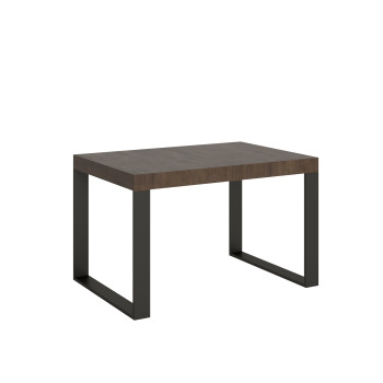 Tecno Table P.90 - Ausziehbarer Tisch 130/234x90 cm Tecno-Weißesche mit anthrazitfarbenen Beinen