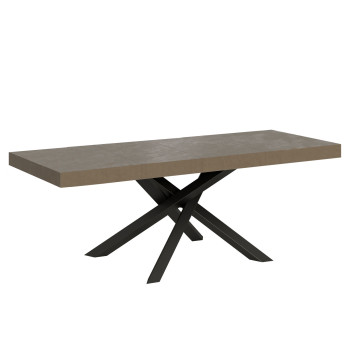 Volantis Premium Tisch mit anthrazitfarbenen Beinen P.90 - Ausziehbarer Tisch 160/264x90 cm Volantis Premium Weißesche mit anthrazitfarbenen Beinen