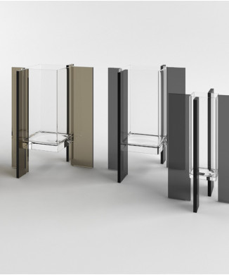 Glasvase FLY SQUARE m ADRIANI & ROSSI