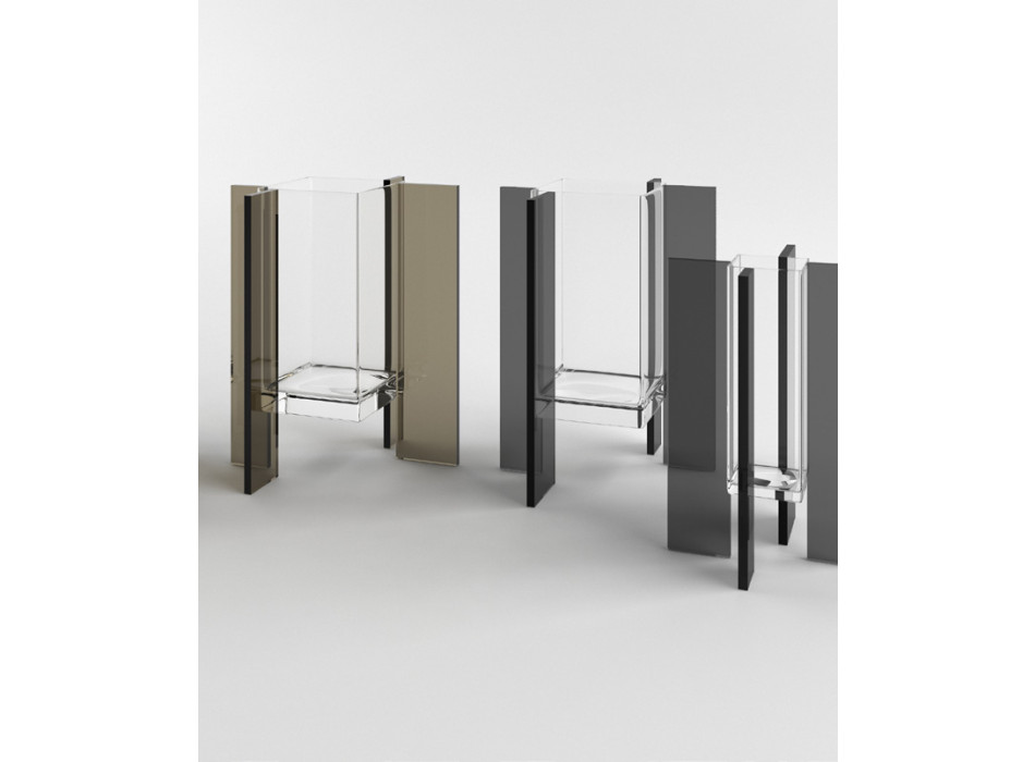 Glasvase FLY SQUARE m ADRIANI & ROSSI