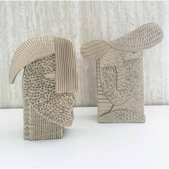 Klippenskulpturvase von ADRIANI & ROSSI