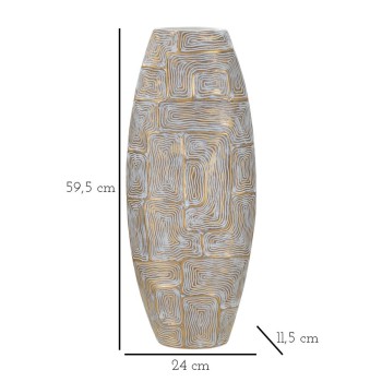 ECLIPS TOWER VASE AUS HARZ