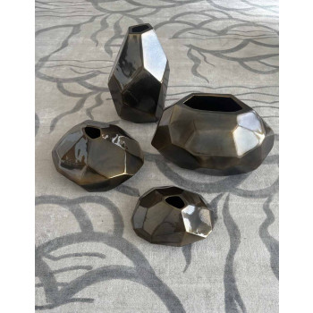 Klippenskulpturvase von ADRIANI & ROSSI