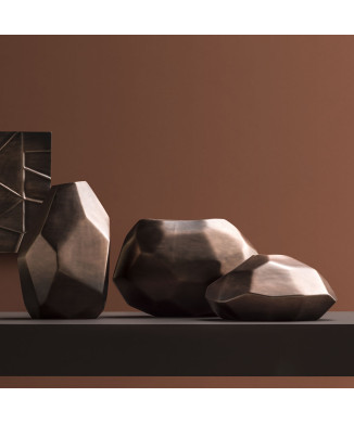 Klippenskulpturvase von ADRIANI & ROSSI