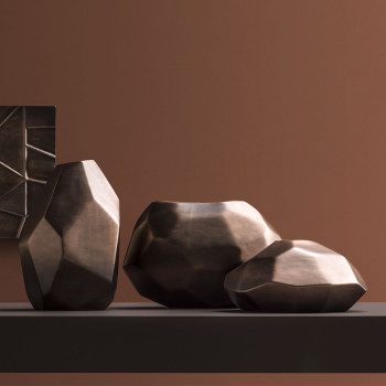 Klippenskulpturvase von ADRIANI & ROSSI