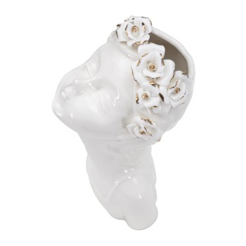 JUNGE DAME ROSENVASE