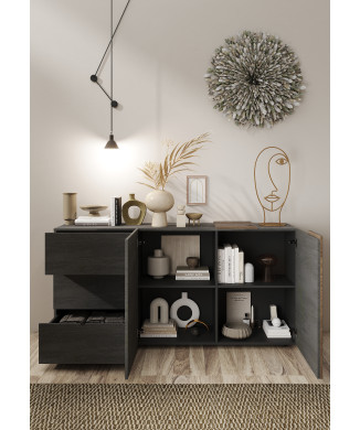 VENUS - Sideboard mit 2 Türen und 3 Schubladen